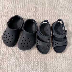 Bundle of two toddler size 6 crocs